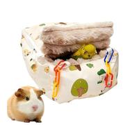 Pet Cage Nest - 15 cm Large Plush Winter Bed, Warm Sleeping Bag with Zip, Soft Hanging Bird House for Parakeets, Finches, Canaries, Hamsters, Pigeons, Macaws, Resting Room, Bird Under