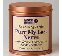 Pet Calming Candle Natural Soy & Coconut Wax Cedarwood, Bergamot, Lavender, Chamomile & Sweet Orange Pet-Safe Aromatherapy Candle for Cats & Dogs (Purr My Last Nerve)