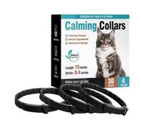 Pet Calming Collar - Dog Relaxing Collar, Waterproof Puppy Calming Collar | 4X Stress Separation and Relieve Bad Behavior Calming Collar for Dogs, Flexible Pheromone Collar Lasts 30 Days