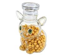 Pet Candy Jar - Airtight Container for Biscuits, Candy and Coffee Packets, Animal Shaped Kitchen Pot with Lid, Gift for Pet Lovers