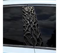 PET Car B Pillar Sticker with Geometric For HONEYCOMB Design for Weather Protection Waterproof and Sunproof Suitable for Various Vehicles (06)