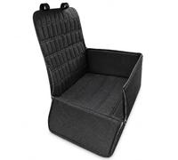 Pet Car Mat Waterproof Single Seat Cover, Deluxe Thickened Single Seat Black
