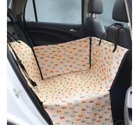 Pet Car Seat for Skoda Kodiaq Second Generation 2024 Washable Dog Cat Portable Breathable Bag with Seat Belt Foldable Pet Seat Cover Suitable for Pets Up to 20kg,Beige Puppy