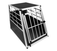 Pet Transport Cage Car Crate Aluminium Single Large Travel Box 1 Door