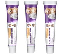 Pet Care Cream For Itchy,Hotspots Itchy Irritated Skin Relief for Dog & Cat,Pets First Aid Antibacterial Itchy Skin Cream,Pet Skin Care Cream,soothing itchy dog skin relief,Pet Wound Care Gel 3PC