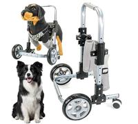 Pet Care Dog Wheelchair, Dog Wheelchair for Front Legs, Hook-and-loop Design; No Need for a Chest Strap, for Injured or Disabled Dogs and Cats S
