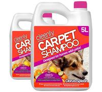 Pet Carpet Cleaning Shampoo Odour Remover 2 x 5L cleenly Orange One Size