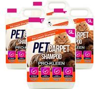 Pet Carpet Cleaning Shampoo Odour Remover 4 x 5L ProKleen Clear One Size