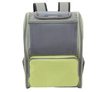 Pet Carrier Backpack, Breathable Cat Dog Carrier Backpack for Hiking Travel Outdoor, Small Pet Backpack Bag with Plush Padding and Side Pockets for Pets up to 16.5 Lbs (Yellow)