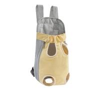 Pet Carrier Backpack - Breathable Fabric Carrier Travel Dog Bag | Adjustable Small Size Head Backpack with Safety Straps, Dog Leg Puppy Sling