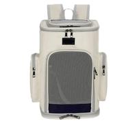 Pet Carrier Backpack Carrier Breathable Portable Travel Bag with Ventilated Design Collapsible for Travel Outdoor Camping(Wei)