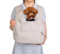 Pet Carrier Backpack for Cats and Small Dogs, Front Facing Dog Carrier Sling,Easy Fit 6-20Lbs Pets (Light Gray)