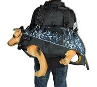 Pet Carrier Backpack For Dogs, Large Working Dog Airborne Backpack, Portable Outdoor Walking Pet Stretcher, Adjustable ?Strap And Waterproof, Dog 15 To 40 Kg,A,D