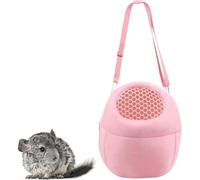 Pet Carrier Backpack for Small Animals, Travel Handbag for Cat, Puppy, Guinea Pig, Hedgehog, Hamster (Large,pink)