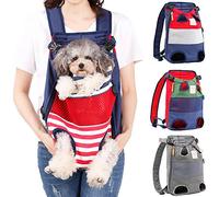 Pet Carrier Backpack - Hands-Free Dog & Cat Carrier for Small & Medium Dogs - Airline Approved & Hiking/Bike/Motorcycle Compatible