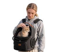 Pet Carrier Backpack, Morpilot Expandable and Foldable Cat Backpack with Breathable Mesh, Waterproof and Durable Dog Backpack for Cats and Small Dogs up to 9 kg
