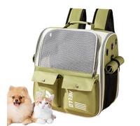 Pet Carrier Backpack - Pet Travel Carrier, 38cm Dog Backpack Carrier - Breathable Oxford Cloth Cat & Dogs Holder for Travel Up to 9kg Pets, Ideal for Long Walks, Hiking, Vet Visits & Public Transport