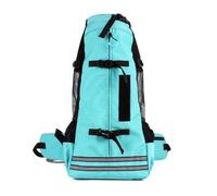 Pet Carrier Backpack, Sturdy Oxford Cloth Pet Travel Backpack, Mesh Windows, Adjustable Straps and Padded Interior For Traveling-Green||M-23 * 12 * 49cm