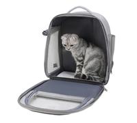 Pet Carrier Backpack - Travel Ventilated Bubbles Comfortable Carry for Cat and Small Dog, Adjustable Straps, Lightweight Breathable Design | Travels en Plei