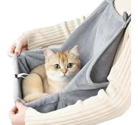 Pet Carrier Bag Apron with Holes Soft Breathable Portable Adjustable