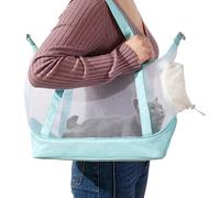 Pet Carrier Bag - Breathable Nylon Mesh with Shoulder Strap - Travel Cat Carrier Shoulder Bag,for Travel Commuting Camping Picnic Short Trips Men Women Adults Teens Elderly