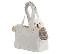 Pet Carrier Bag,Pet Travel Carrier, Side Pocket Design Small Cat Bag, Puppy Carrying Bag with Safety Leash And Breathable Mesh for Walking