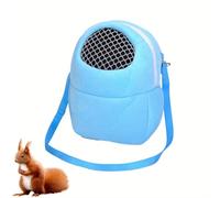 Pet Carrier Bag, Portable Outgoing Travel Handbags With Nylon Straps Small Pet Pouch for Hamster Rat Hedgehog Rabbit (Blue)