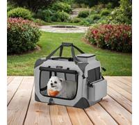 Pet Carrier Bag, Smoke Grey / 60 x 42 x 42 cm