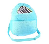 Pet Carrier Bags Hamster Rat Hedgehog Rabbit Sleeping Bag Breathable Portable Outgoing Travel Handbags Backpack With Shoulder Strap (Color : Blue)