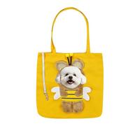 Pet Carrier Bee Design Travel Shoulder Tote Portable Outdoor Bag | Cat Bag for Hiking Travel Road Trip Camping Outdoor Vacation Walk Shopping