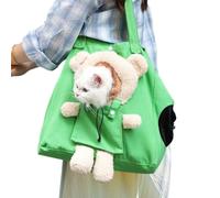 Pet Carrier - Canvas Shoulder Bag with Ventilation Hole | Cat Transport Carrier Puppy Bag | for Small Medium Dog Puppy Kitten Pet Travel Outdoor Camping Hiking Picnic