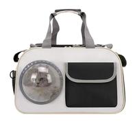 Pet Carrier Cat, Bubble Window Backpack, 17.72x10.24x11.02 inches, Breathable Kitten Travel Bag, Nylon, PVC, Portable Case for Camping, Hiking, Motorcycle, Car, Hospital, Airplane, School