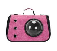 Pet Carrier, Foldable Travel Bag, Animal Transport Case, 15.75x10.63x9.84 Inches, Lightweight Ventilated, Clear Window for Small to Medium Pets, Indoor and Outdoor Use (Multicolor)