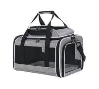 Pet Carrier for Cat Breathable Mesh Soft-Sided Expandable | Travel Cat Carrier Bag for Hiking Camping Driving Home Walking Traveling Going Out