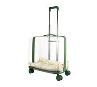 Pet Carrier on Wheels Pet Trolley Case, Pet Bag, Pet Travelling Case, Portable Transparent Pet Luggage, Portable Travelling Case Pet Carrier