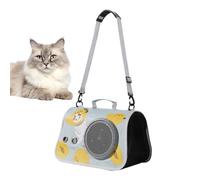 Pet Carrier - Portable Cat Travel Carrier with Shoulder Strap for Small Animals, Transport Bag, Lightweight Pet for Picnic, Short Travel, Commuting and Outdoor Adventures