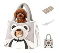 Pet Carrier Shoulder Bag, Pet Sling Carrier, Cat Dog Carrier Sling Includes Interior Leash Clip & Safety Zippers, Adjustable Shoulder Strap, Breathable Mesh Pet Carrier Bag (1Pc)