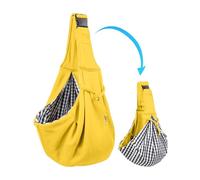 Pet Carrier Sling Bag Front Pocket Reversible Adjustable Strap Hands-Free