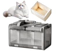 Pet Carrier - Soft Travel Pet Carrier, Comfortable Plush | Safe Carrying Solution for Supporting Companions by Oxfor Nylon Frame