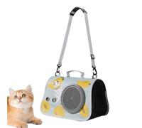 Pet Carrier - Travel Cat Carrier Shoulder Bag,Large Transport Animals Tote with Shoulder Strap Breathable for Adults Men Women Elderly Teens