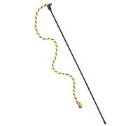 Pet Cat Activity Teaser Stick Toy Pet Interactive Teaser Stick Indoor Cat Teaser Stick Cat Fishing Rod Toy Fun Pet Interactive Toy Soft Cat Stick Toy For Indoor Cat Play Exercise Activity and Entertai