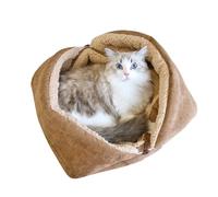 Pet Cat Bed - Washable Soft Blanket, Comfortable Sleeping Pad for Cats and Small Pets, Indoor Bed for Kitten Puppy, Ideal for Winter Fall All Seasons, Apartment, Living Room, Travel and Camping
