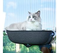 Pet Cat Bed Window,Cat Window Hammock Window Perch,Safety Cat Shelves Space Saving Window Mounted Cat Seat for Larg Cats