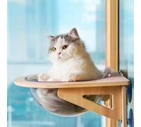 Pet Cat Bed Window,Cat Window Hammock Window Perch,Space Capsule for Large Cats