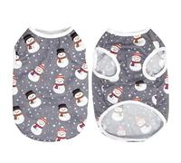 Pet Cat Clothes Funny Party Dressed Up Christmas Kitten Print Costumes Vest for Small Medium Cats Dogs Bulldog Teddy