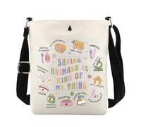 Pet Cat Dog Animal Rescue Gift Veterinarian Gift Saving Animals Is Kind Of My Thing Messenger Bag (SAVING ANIMALS cb uk)