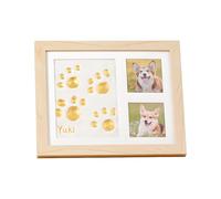 Pet Cat Dog Baby Couple Hand & Foot Print Ink Pad Clay Memorial Photo Frame, Souvenir,DIY Clay Photo Frame,Footprint Kit,Footprint Stamp Pad,Family Memorial.Handprint,Footprint,Pet Paw Print Kit.