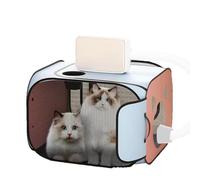 Pet Cat Dog Drying Box - Portable Grooming Dryer, Hair Flying Design | Compact Pet Specific Dryer, Cats Small Dogs Perfect, for Foldable Home Travel Outdoor Use Quick Drying Pet Tent