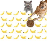 Pet Cat Dog Food Mat for Water Bowl Placemat for Sloppy Drinkers Theme Big Colored Banana Bright Fruit Seal Fruit consisting Beautiful Absorbent Rubber Back Feeding Mat for Floor Indoor 24x36in