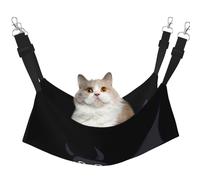 Pet Cat Hammock-Double-Sided Full-Width Printed Adjustable Cat Nest, Thick Velvet Material, Suitable For Cats, Rabbits, Hamsters And Other Pets, Multifunctional Pet Hammock With Metal Hook.
